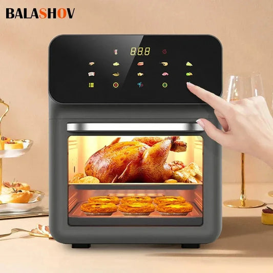 Ljustra 10L Electric Air Fryer Large Capacity Healthy Cooking Home Appliance