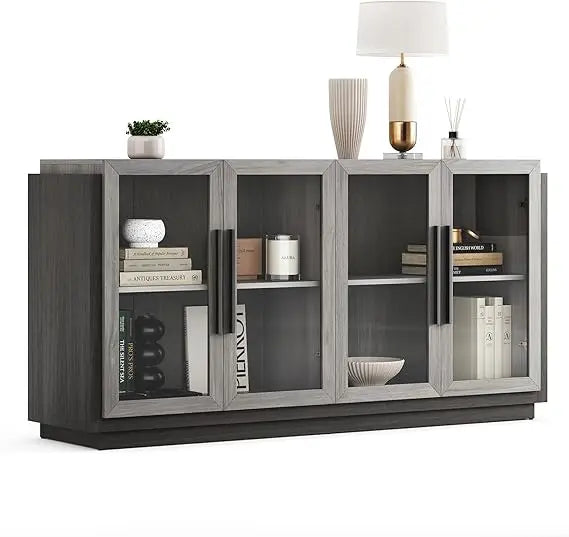 Ljustra Modern Sideboard Buffet Cabinet with Storage for Kitchen Dining Room