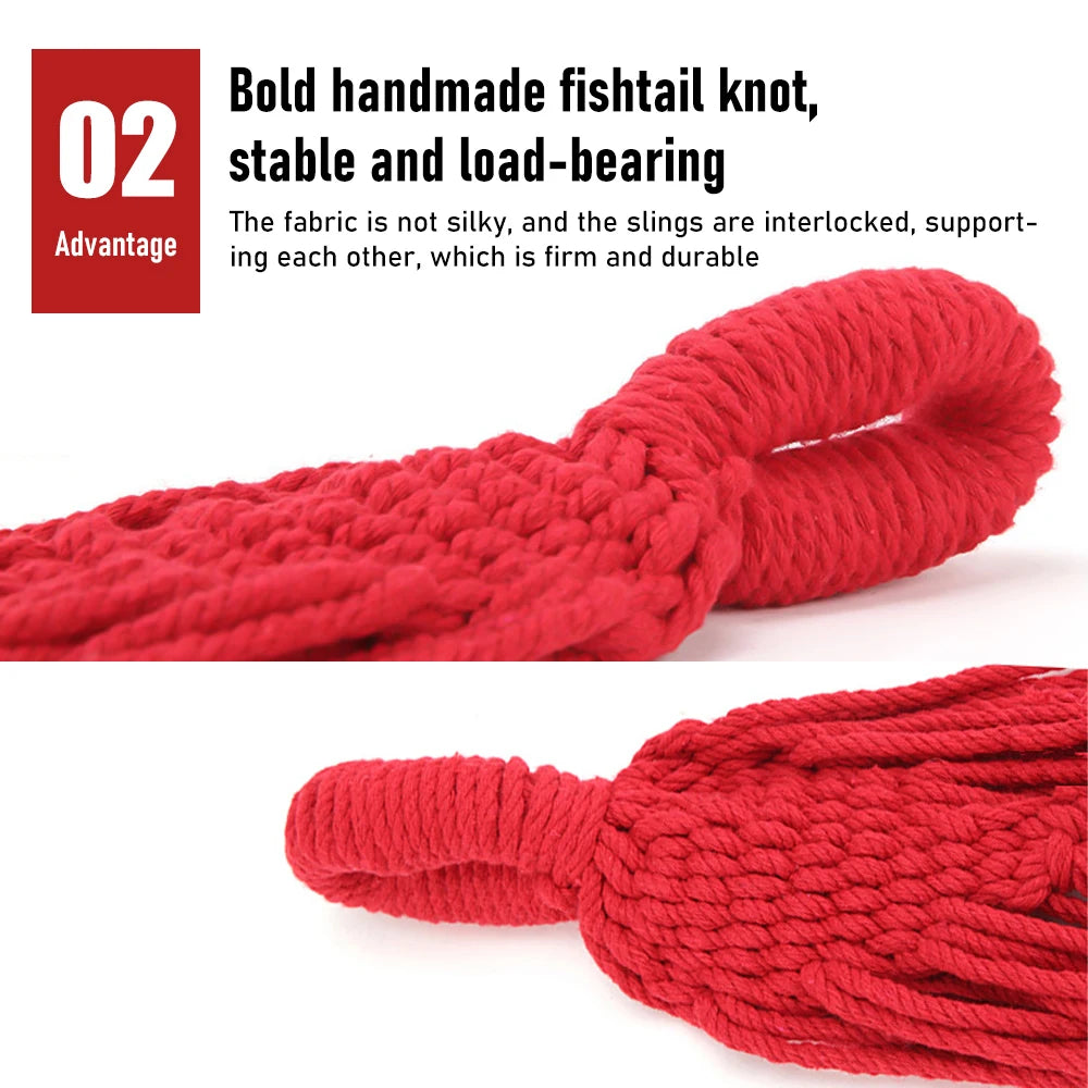 Thick Canvas Hammock Outdoor Camping Swing Multi Functional Two-Person