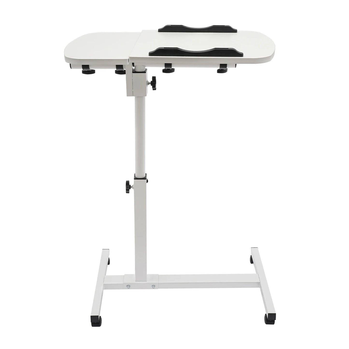 Adjustable Laptop Desk Stand with Swivel Wheels for Home Office