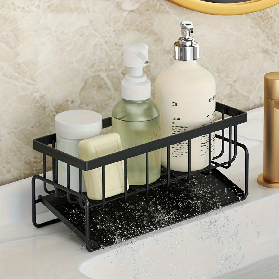 Multi-Functional Sink Caddy Organizer Kitchen Storage Sponge Drain Rack