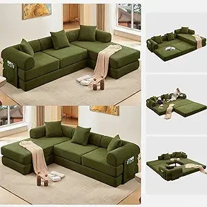 Ljustra 7-in-1 Convertible Sofa Bed Modular Cloud Sectional