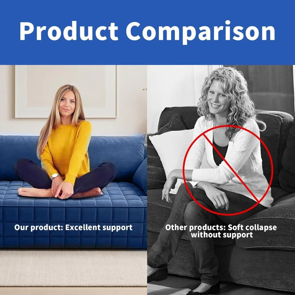 Sofa in a Box 3 Seater Memory Foam Couch for Living Room Bedroom