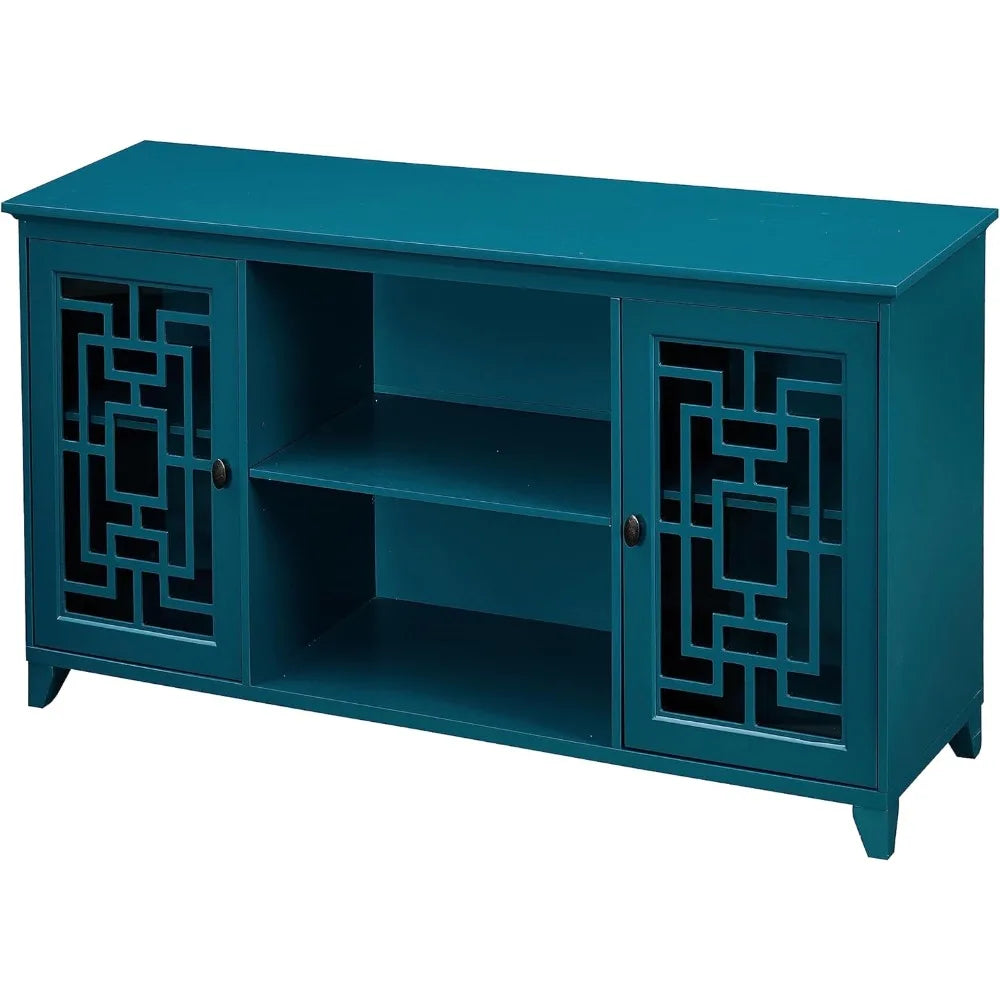 60 Inch Sideboard Buffet Table Storage Cabinet Console Table with Doors