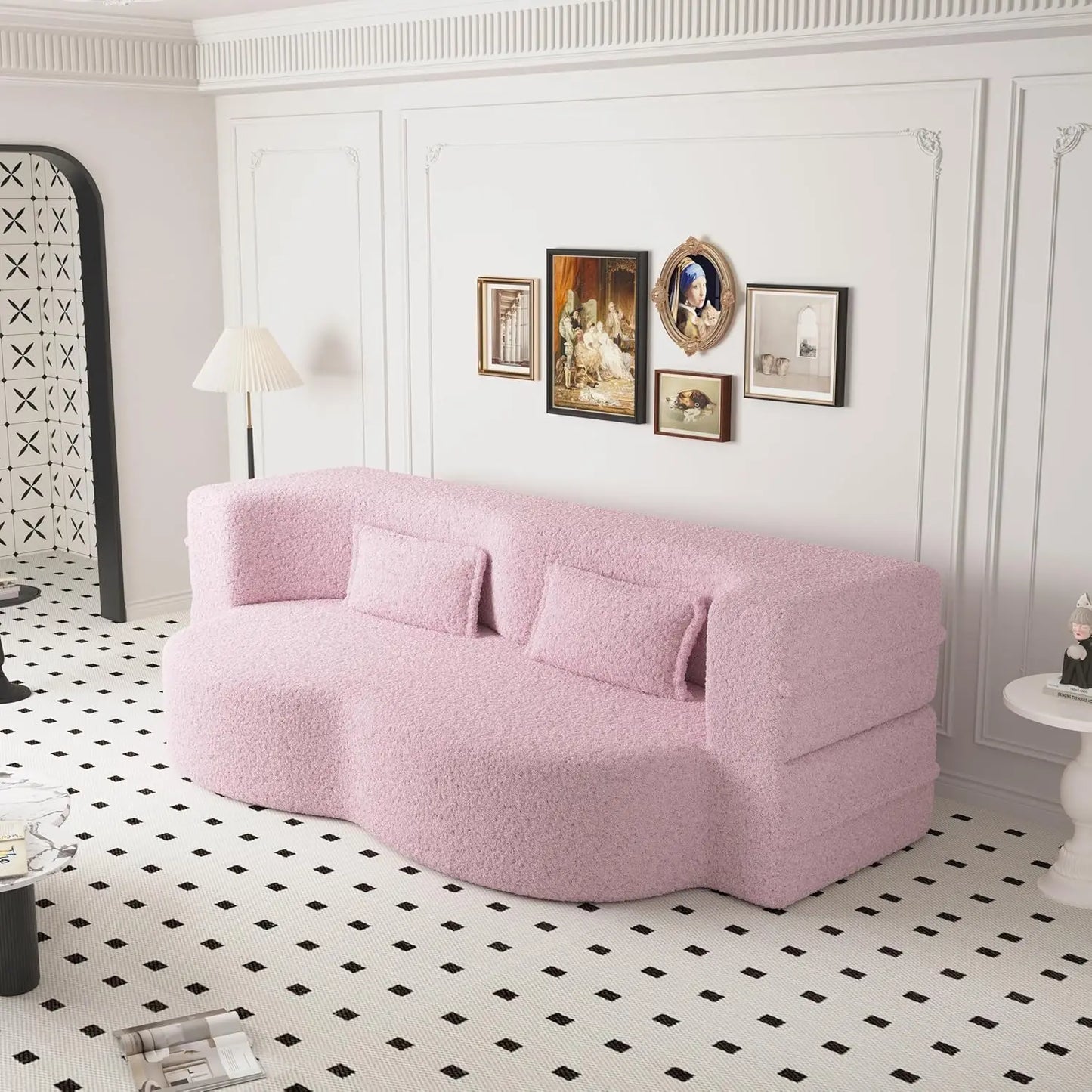 Ljustra Convertible Folding Sofa Bed Memory Foam Sleeper Couch