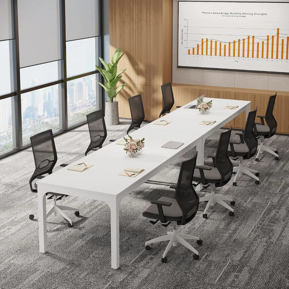 Ljustra 6.5FT Conference Room Table Office Meeting Desk for 6-8 People