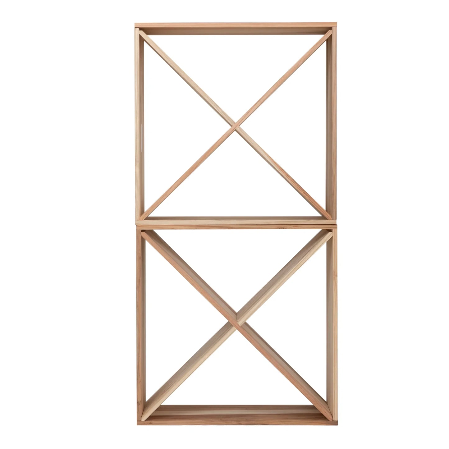 24 Bottle Modular Wine Rack Set Stackable Wine Storage Cube