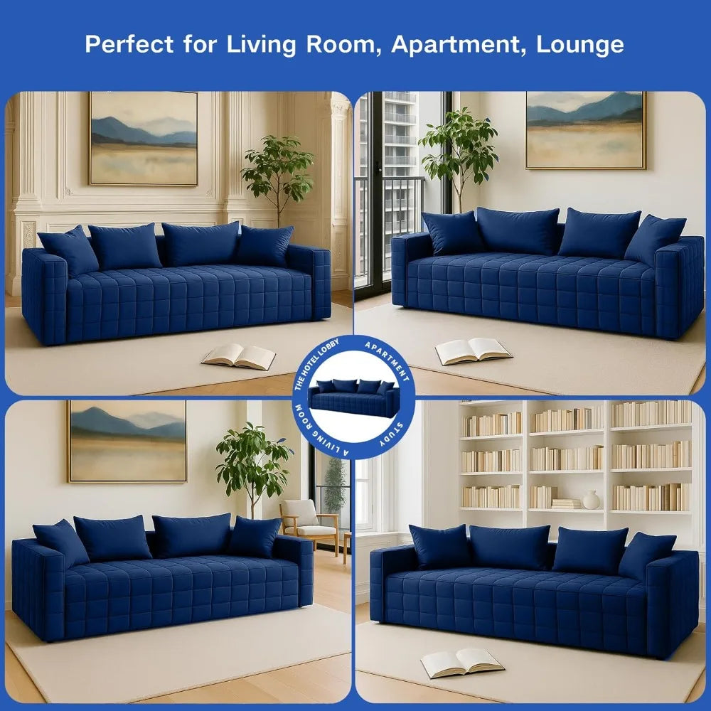 Sofa in a Box 3 Seater Memory Foam Couch for Living Room Bedroom