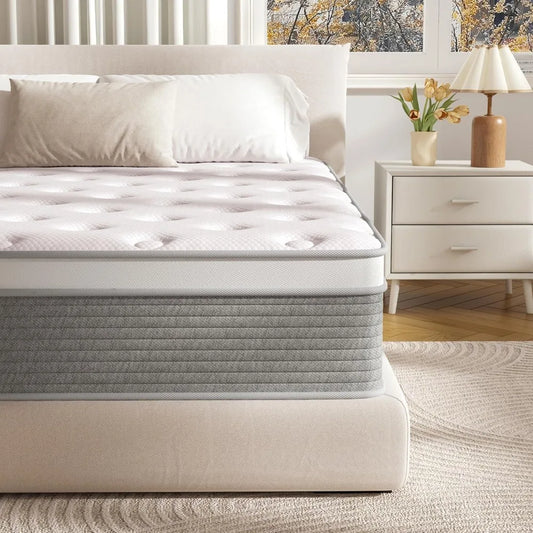Ljustra Full Mattress 12 Inch Hybrid Cooling Comfort Pressure Relief