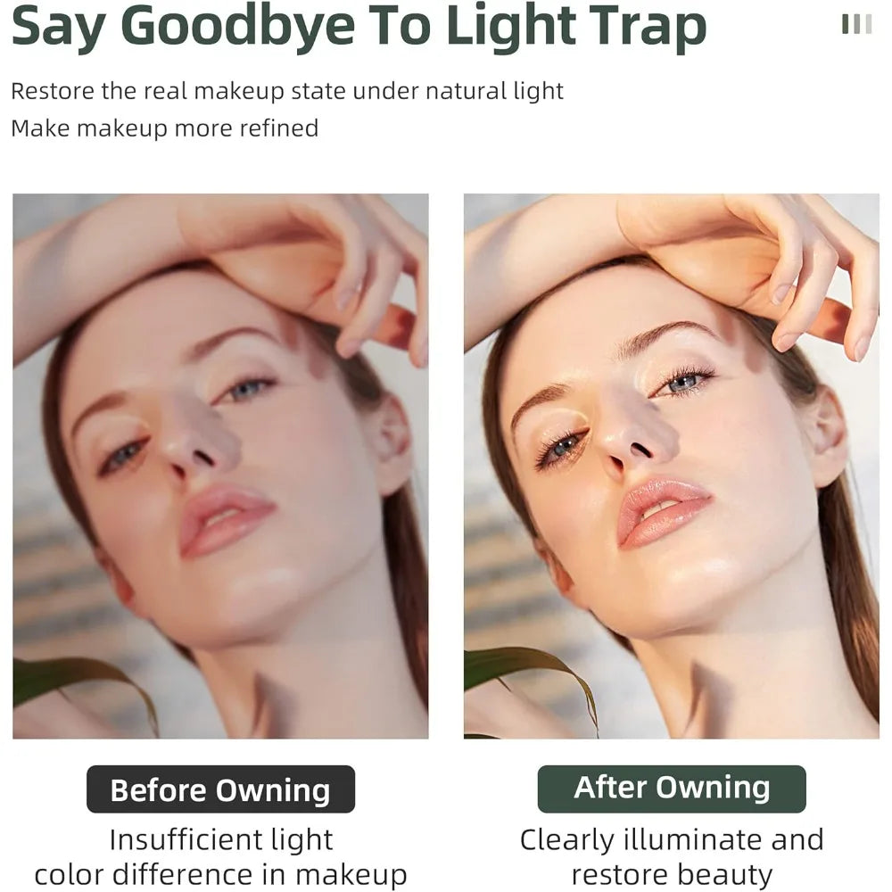 Full Length Mirror Jewelry Armoire LED Lockable Swivel Storage Cabinet