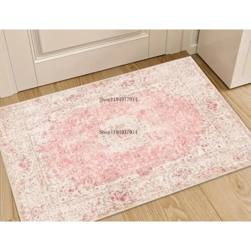 Bohemian Style Indoor Rug Vintage Machine Washable Non-Slip Soft Carpet