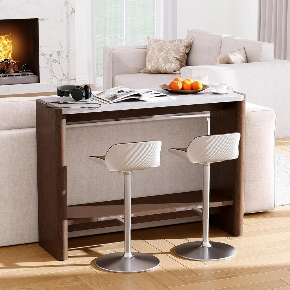 Modern Console Table 43 Inch Entryway Sofa Table with Storage