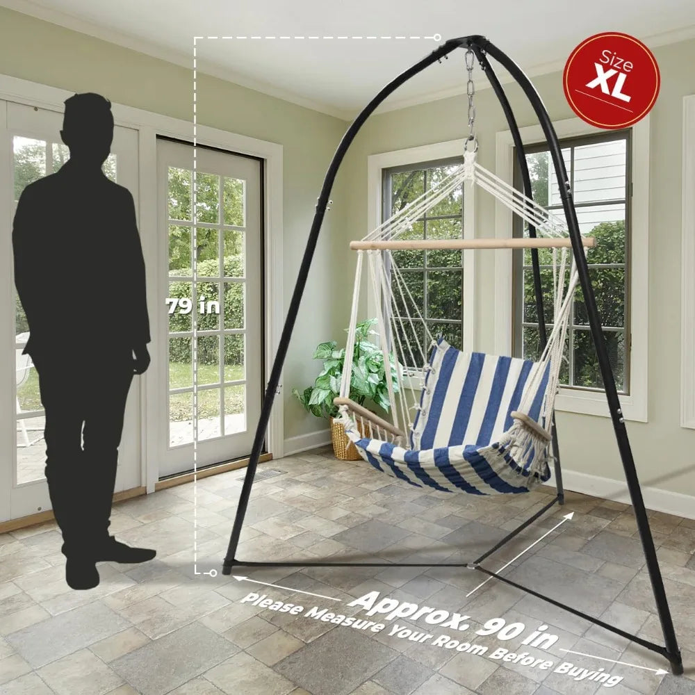 Ljustra Tripod Hanging Chair Stand Heavy Duty Adjustable Hammock Frame