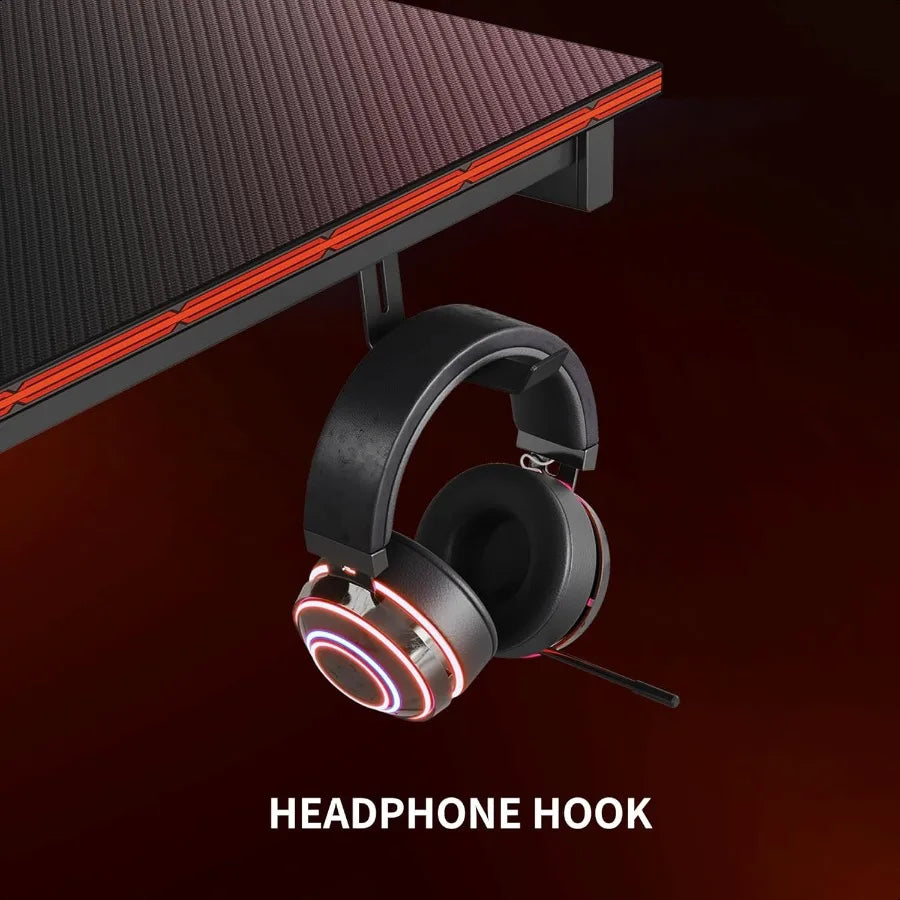 Gaming Desk 32 Inch PC Computer Desk Home Office Table Gamer Workstation