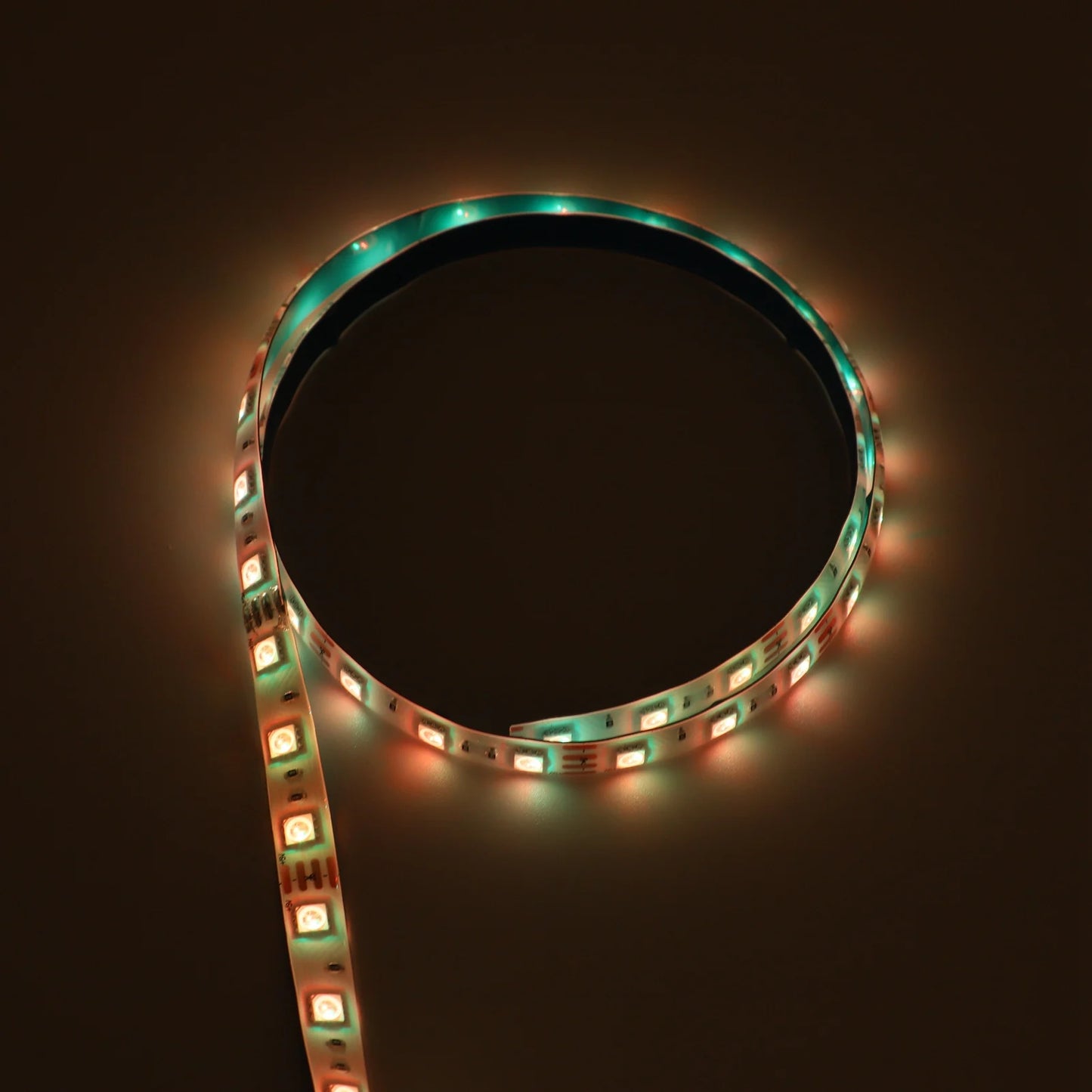 Large Capacity RGB Light Storage Nightstand with 2 Drawers for Bedroom