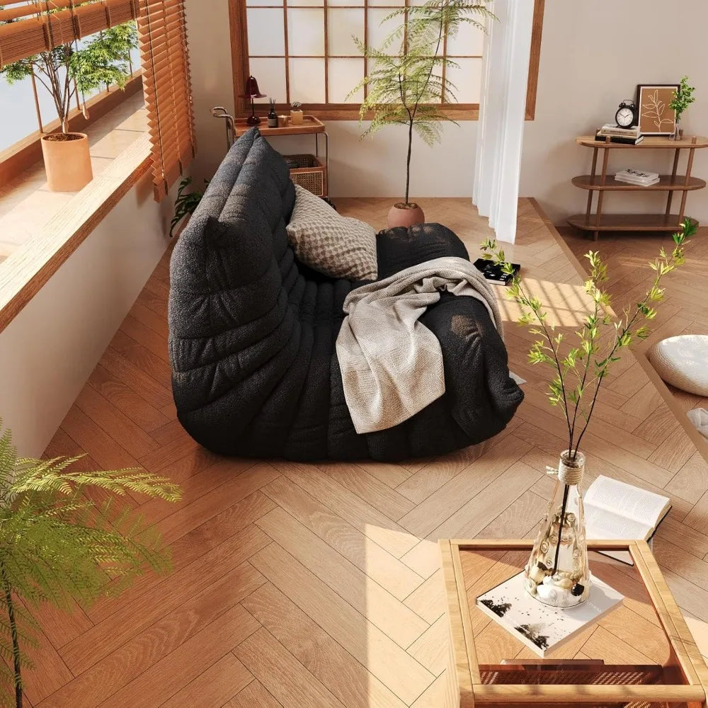 Ljustra Large Bean Bag Chair for Adults and Teens with Foam Support