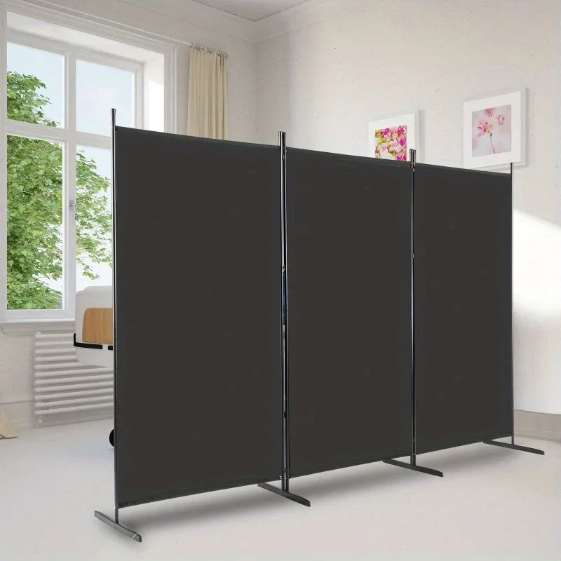 3 Panel Room Divider Folding Privacy Screen Wall Partition Separator