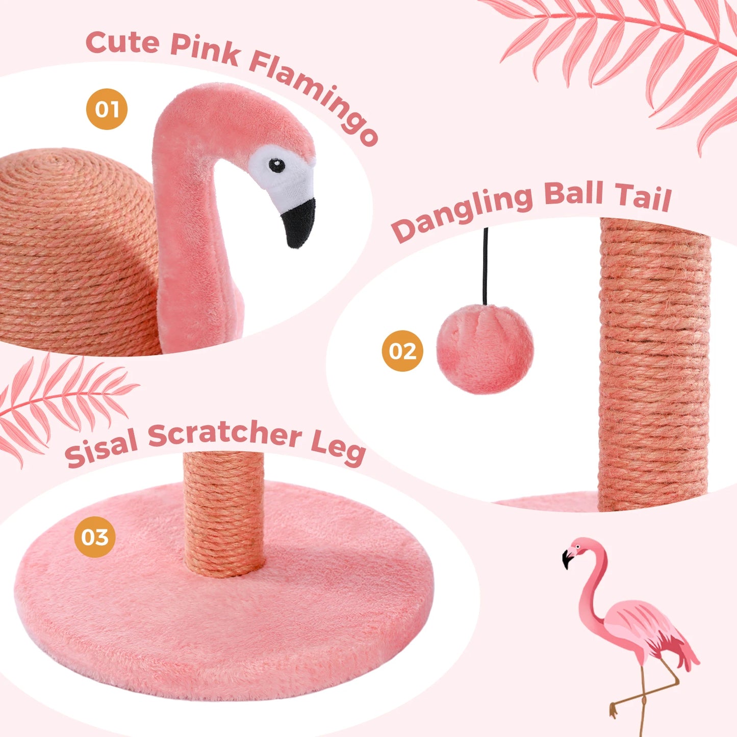 Small Cat Tree Tower Sisal Scratching Post Indoor Cat Toys Supplies