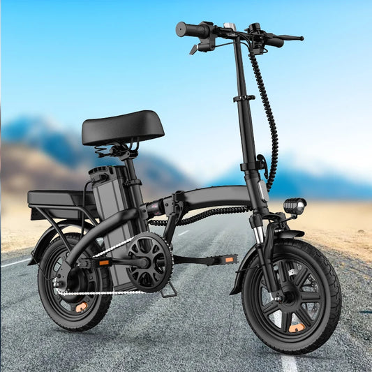 14 Inch Foldable Electric Bicycle Peak 500W Motor 48V 40 Miles Range
