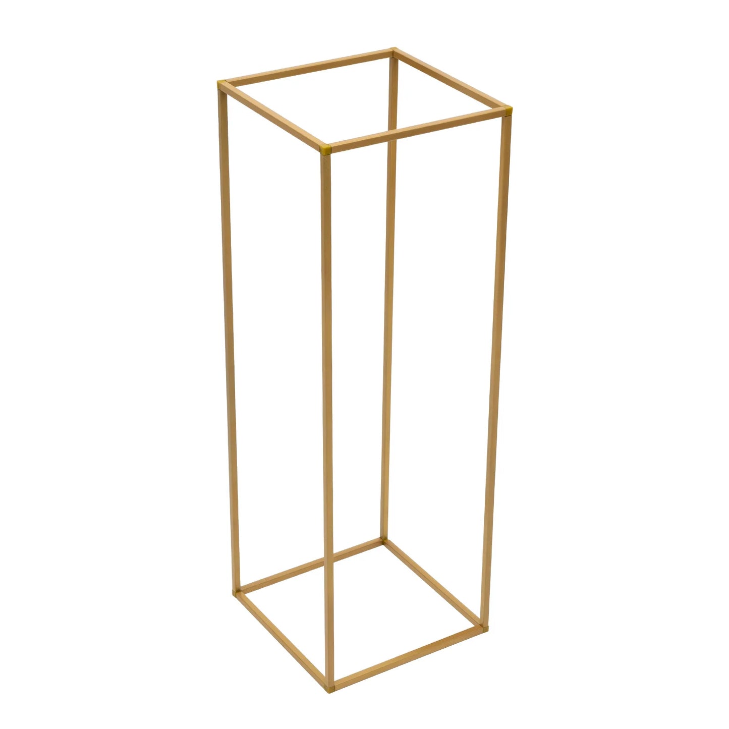 10Pcs Golden Metal Flower Vases Column Stand Wedding Decor