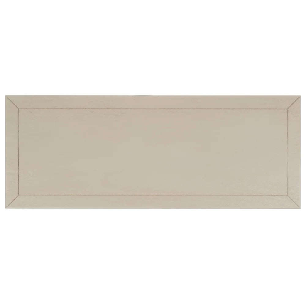 Contemporary 2 Drawer Console Table Vintage Grey Pine Wood Indoor Furniture