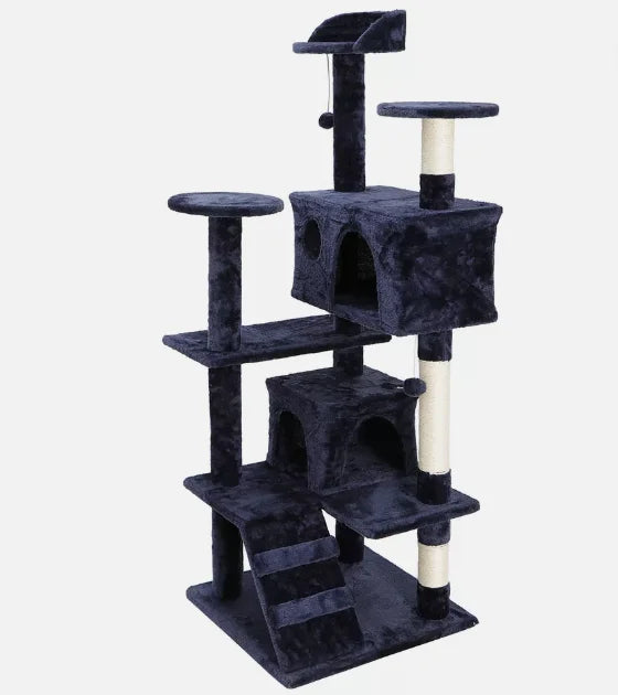 Cat Tree Tower Activity Center Playhouse for Small Medium Cats 53 Inch