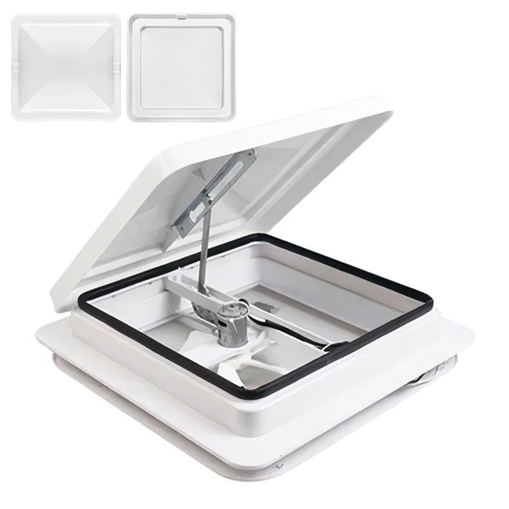 Universal RV Roof Vent Lid Replacement Impact-Resistant 14 Inch Cover