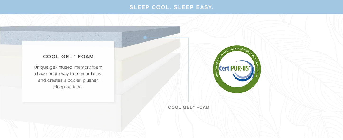 Ljustra Memory Foam Mattress Full Size Medium Firm Cooling Support