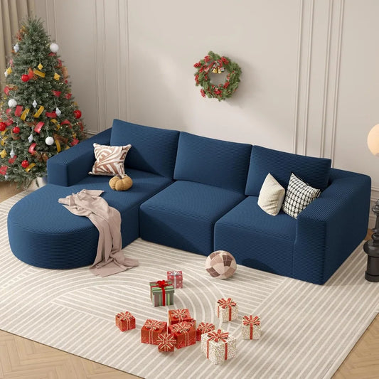 Ljustra Modular Sectional Sofa L-Shape Chaise Sleeper Couch No Assembly