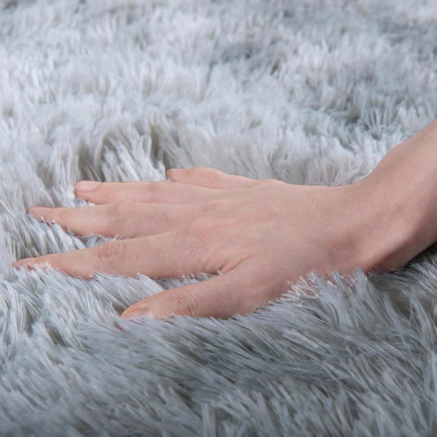 Large Modern Fluffy Carpet Plush Rug for Living Room Bedroom Kids