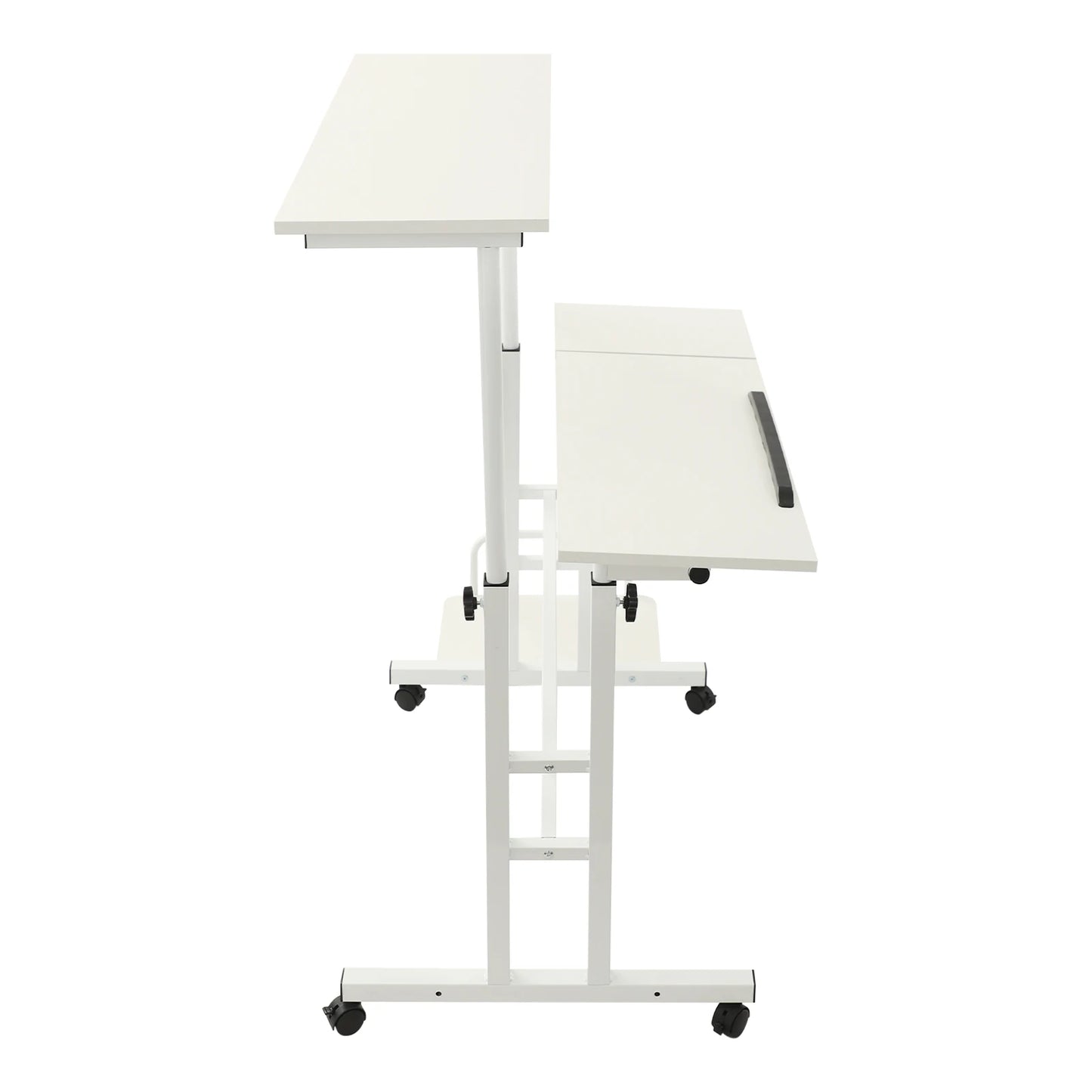 Multi Functional Foldable Desk Adjustable Computer Table with Wheels