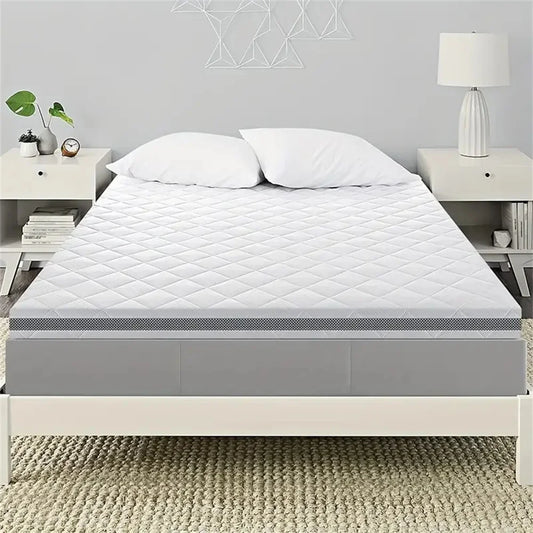 Ljustra 3 Inch Pain Relieving Foam Mattress Topper Removable Cover