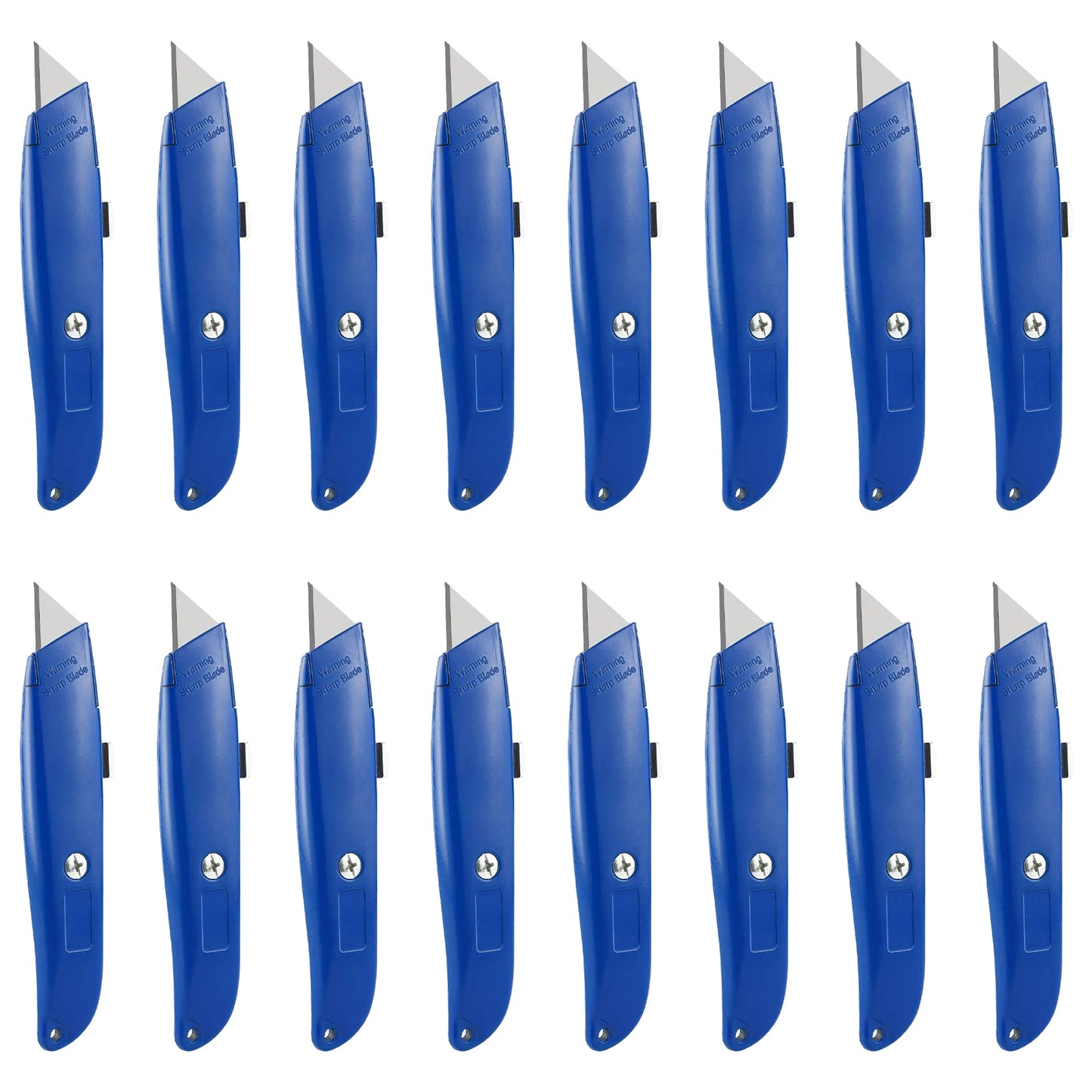 DIY Utility Knife 16 Pack Heavy Duty Box Cutter Retractable Blade