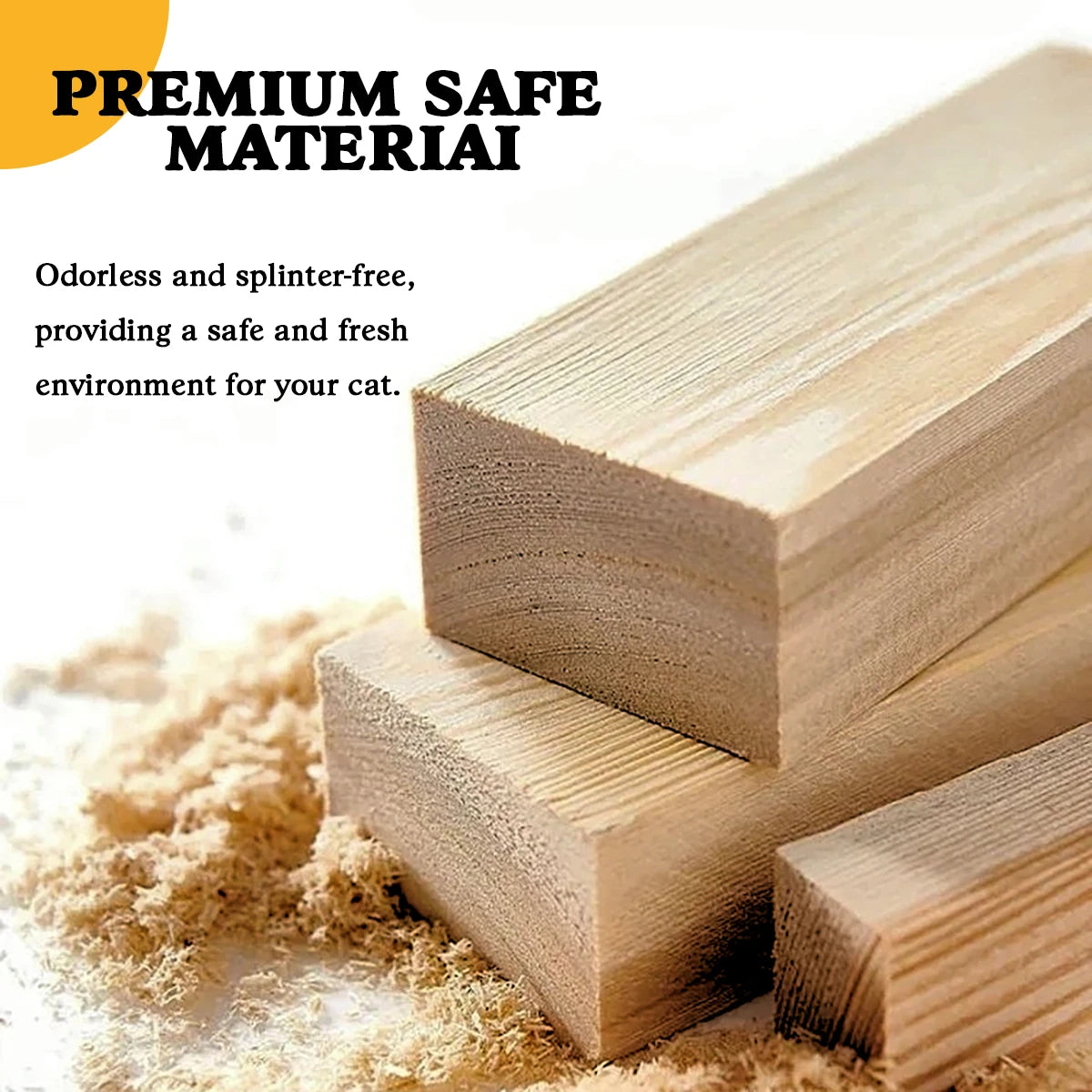 32 Inch Tall Cat Scratching Post with 2 Hanging Balls for Indoor Cats