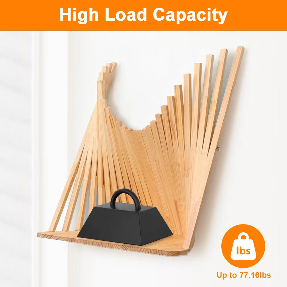 Minimalist Wall Mounted Computer Desk Solid Wood Folding Office Table