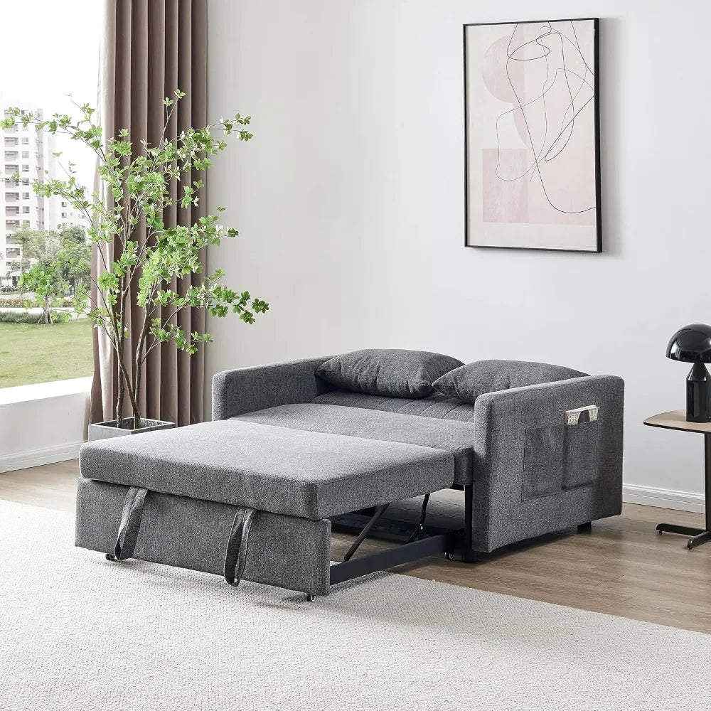 Ljustra Twin Size Sofa Bed Convertible Sleeper for Small Spaces