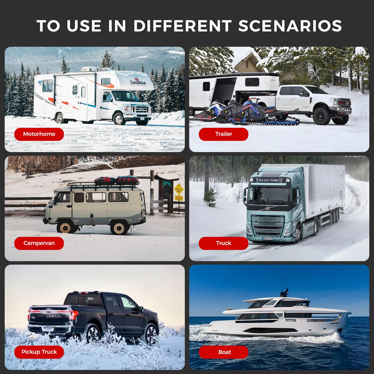 8KW Portable Diesel Air Heater 12V 24V Bluetooth Low Noise LCD Control