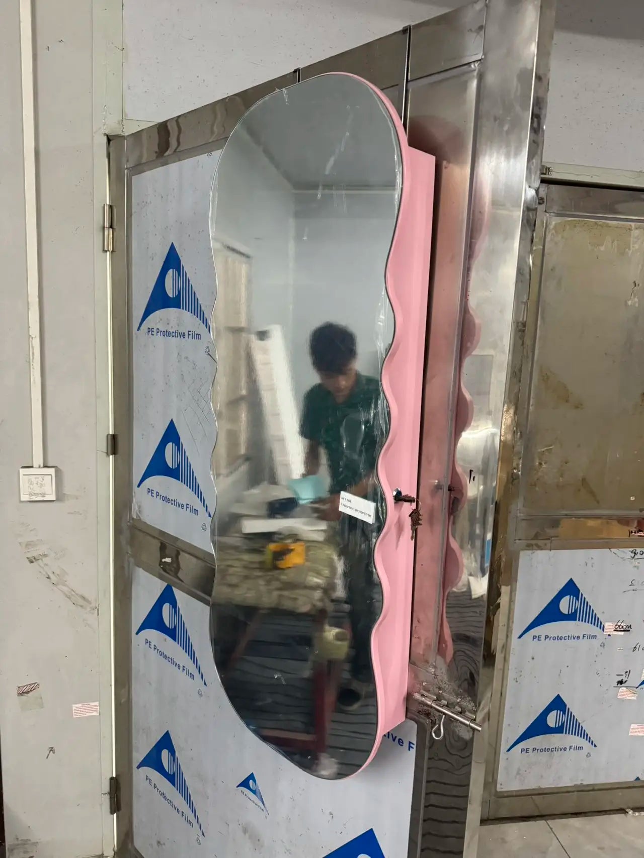 Ljustra Jewelry Armoire with LED Lights Lockable Hanging Organizer Cabinet