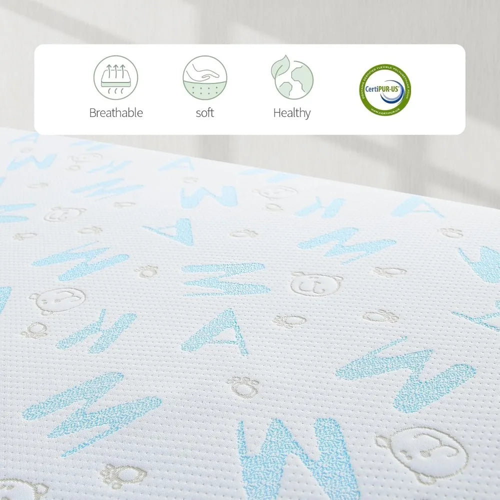 Ljustra 5 Inch Twin Memory Foam Mattress Medium Feel Washable Cover