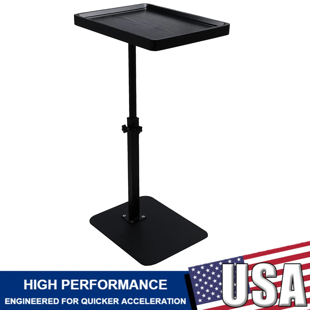 Adjustable Laptop Desk Rolling Cart Overbed Bedside Table 360° Rotatable