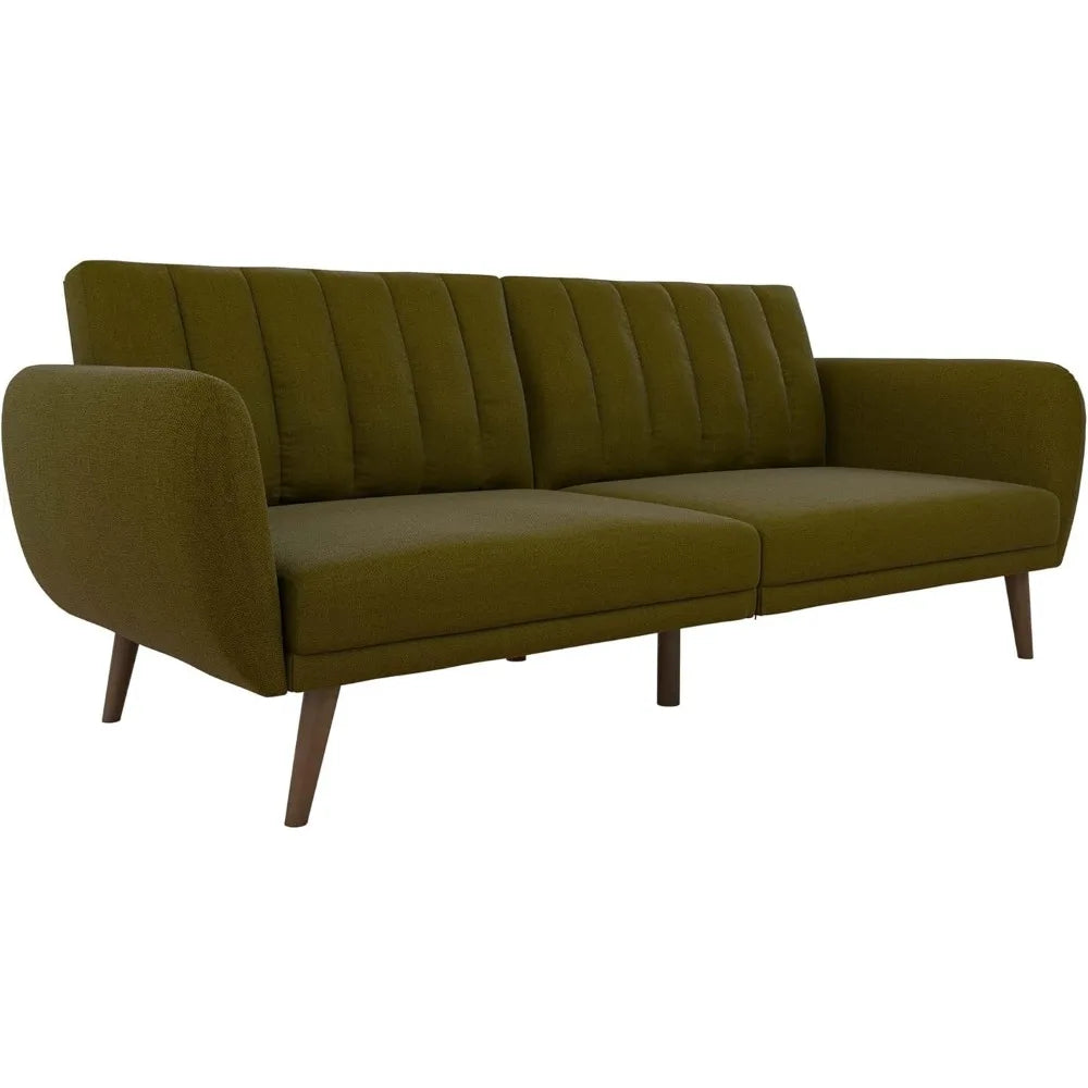 Ljustra Brittany Futon Sofa Bed 82 Inch Modern Sleeper Couch