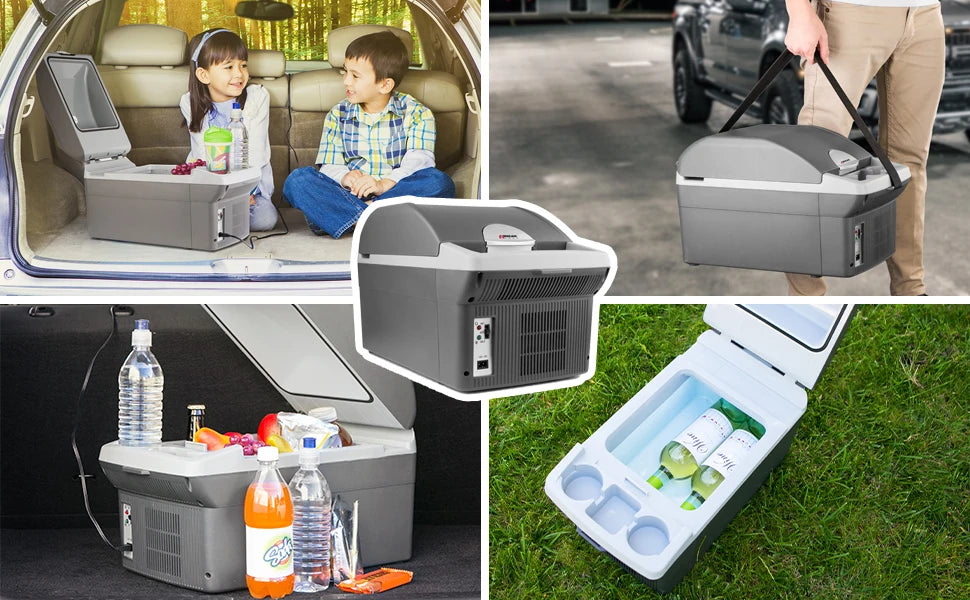 Ljustra 14L Portable Thermoelectric Cooler Warmer for Car Camping Travel