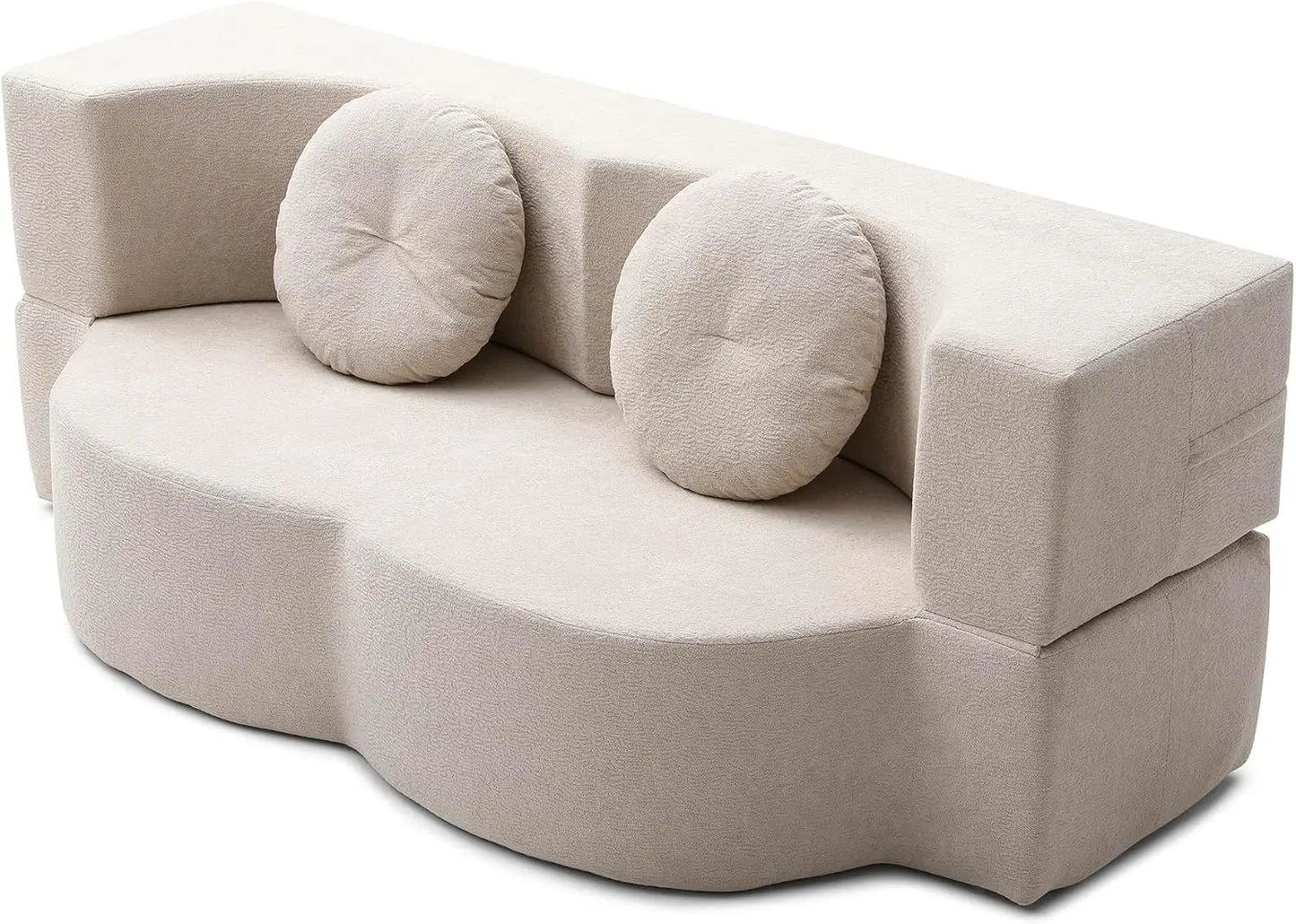 Ljustra Convertible Folding Sofa Bed Memory Foam Sleeper Couch