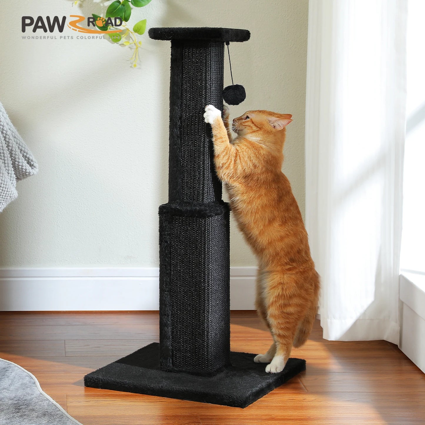 Ljustra 80CM Cat Tree Scratching Post Durable Plush Perch Indoor Furniture