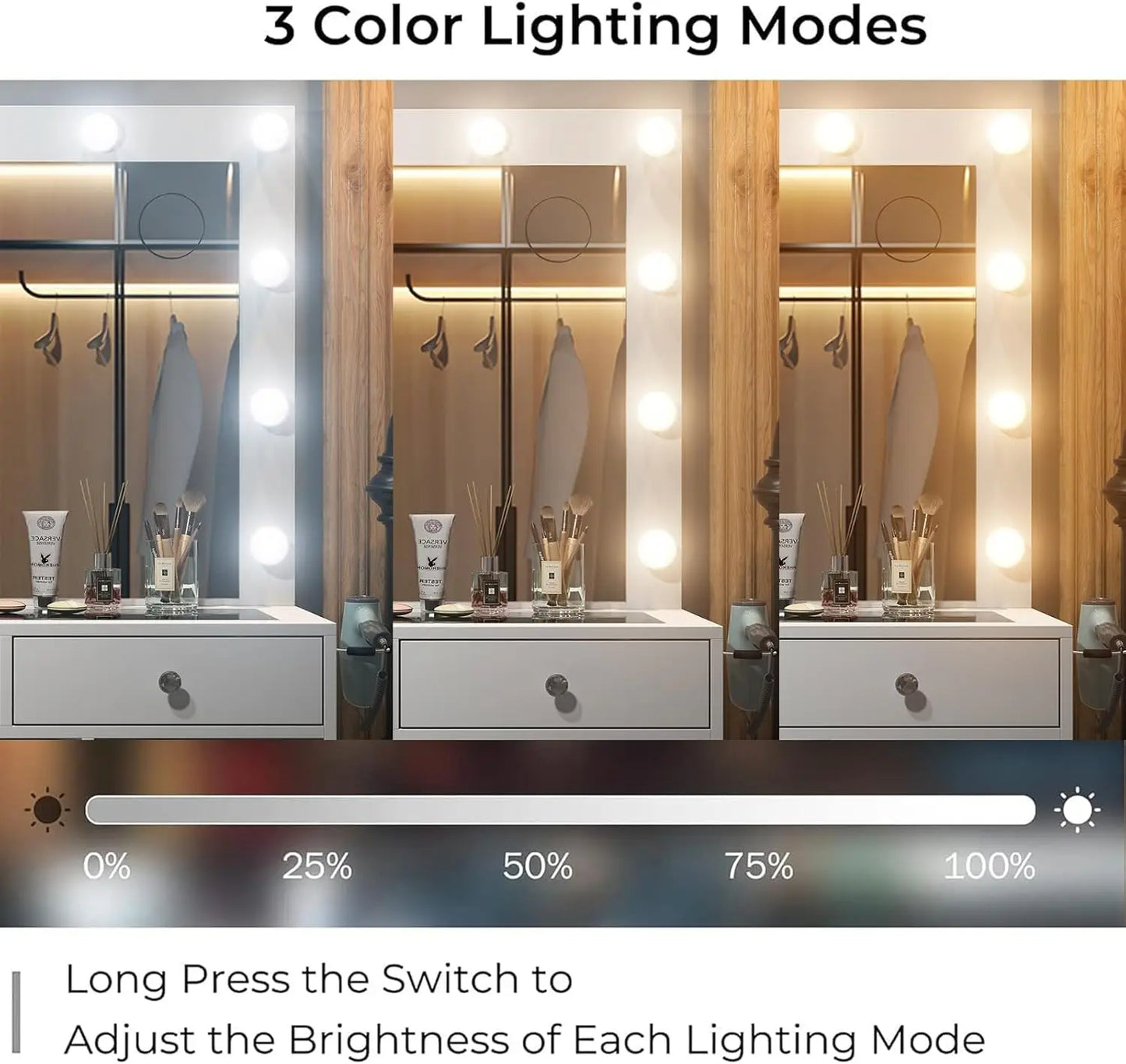 Limited Time Offer Free Shipping Makeup Vanity Desk with LED Lights