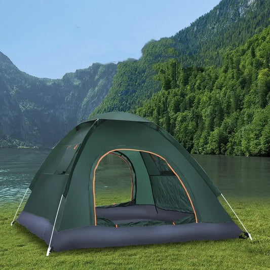 2-3 Person Waterproof Outdoor Pop Up Tent Instant Setup UV Protection