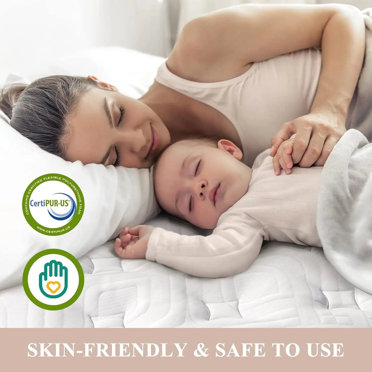 Ljustra Firm Full Mattress 12 Inch Deep Sleep Hybrid Pain Relief