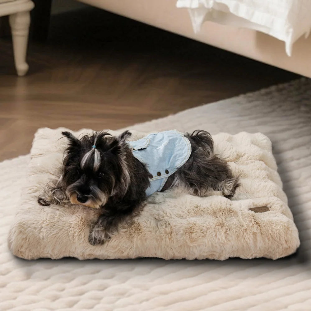 Ultra Plush Dog Bed Soft Pet Cushion Washable Mattress for Large Dogs