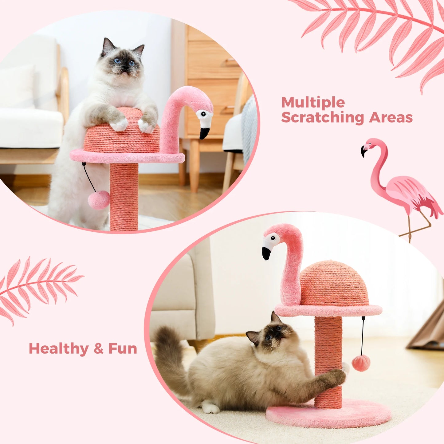 Small Cat Tree Tower Sisal Scratching Post Indoor Cat Toys Supplies