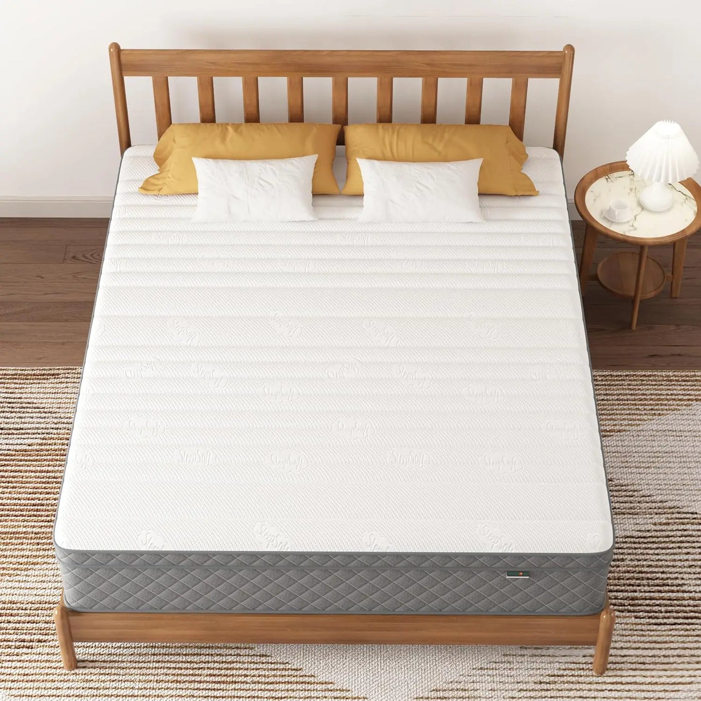 Ljustra 10 Inch Full Queen Mattress Cooling-Gel Memory Foam Hybrid